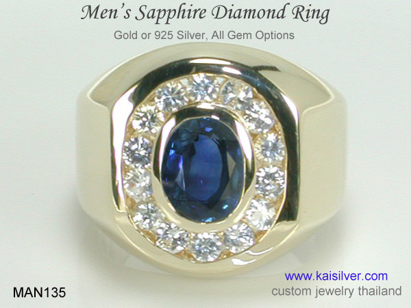 sapphire rings for men